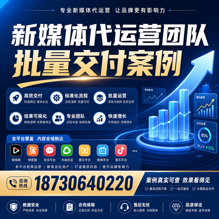 乌兰察布代运营公司多客户账号批量高效交付案例